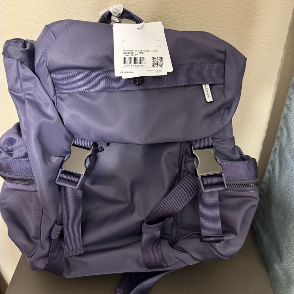 Lululemon Athletica wanderlust mini Asia exclusive nightfall and gunmetal